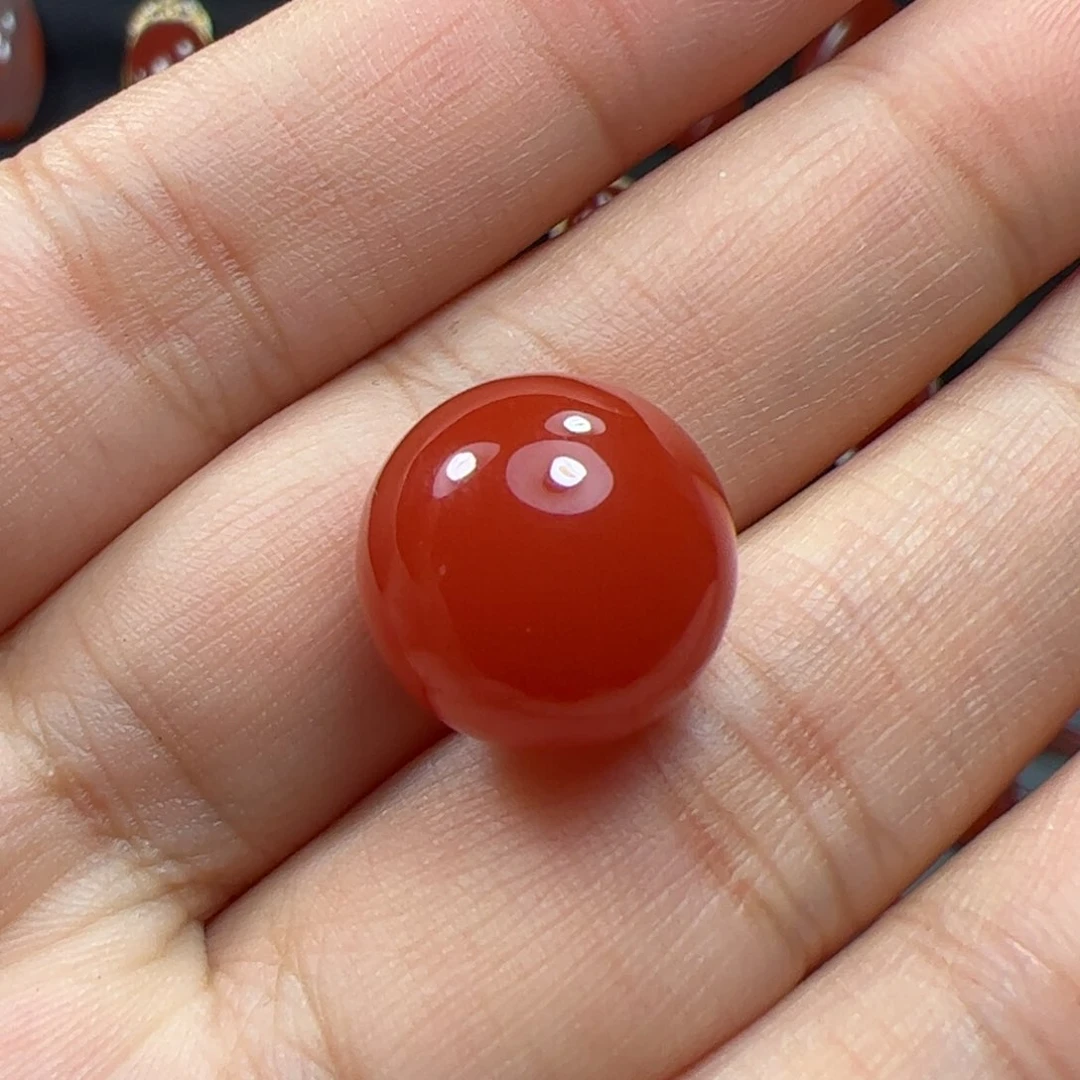南红玛瑙珠子未镶嵌图*图