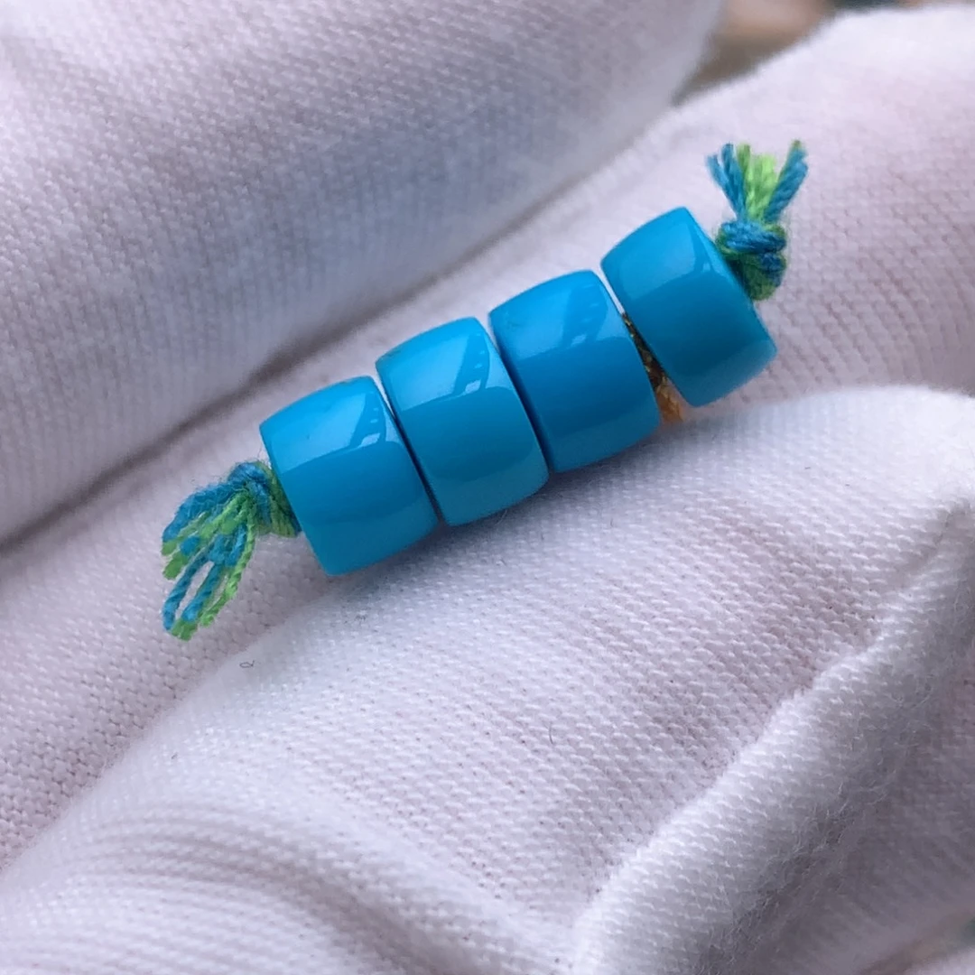 未镶嵌绿松石珠宝奇石7mm