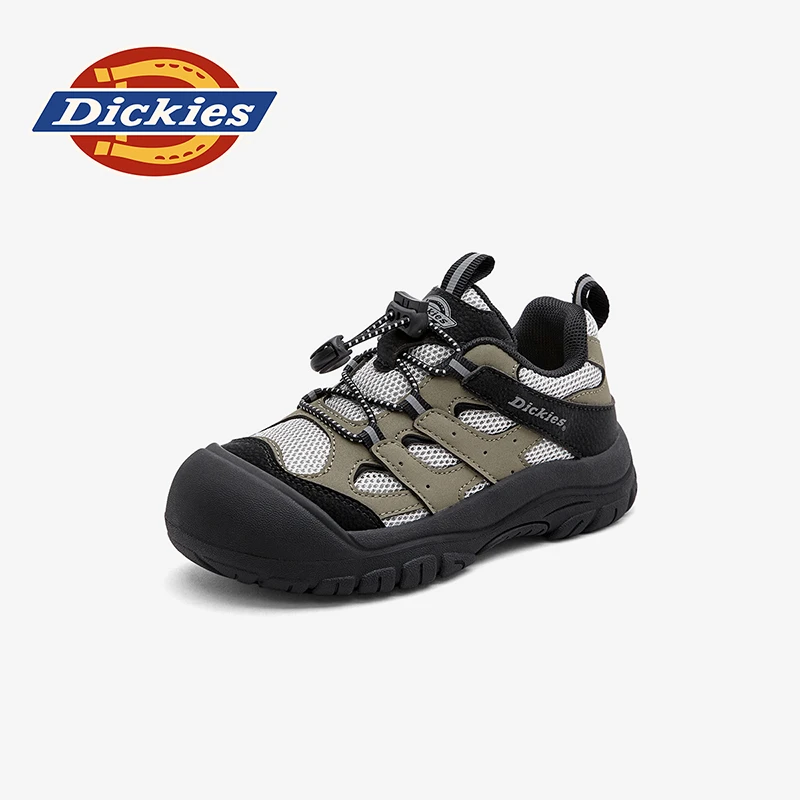 Dickies儿童2025秋冬新款休闲鞋旋转纽扣中大童时尚百搭运动鞋
