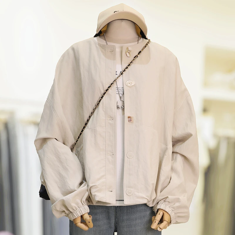 zaw大码女装薄款宽松外套微胖mm上衣女2025新款时尚款洋气/25107