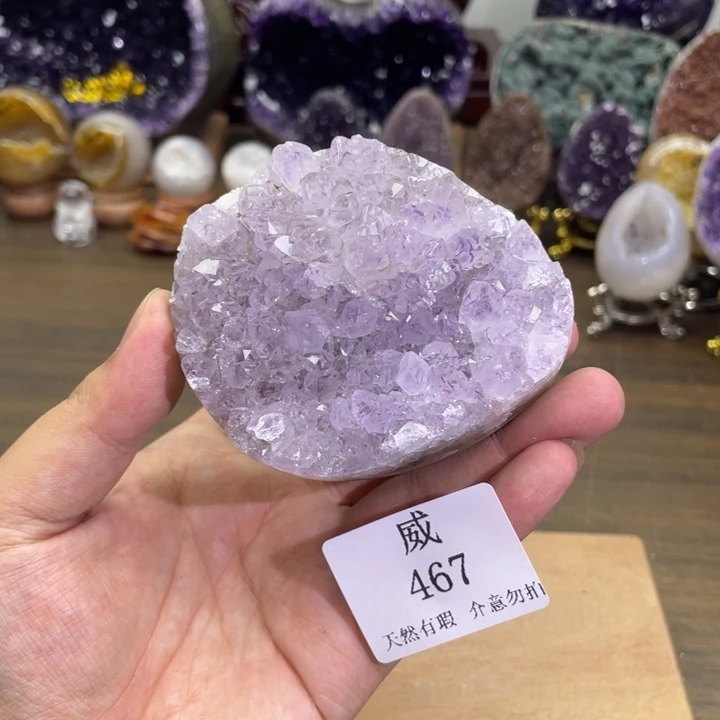 水晶未镶嵌珠宝半成品
