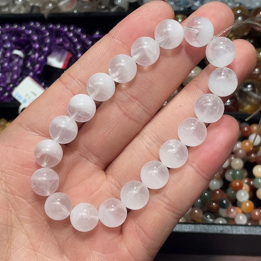 未镶嵌水晶手链喜马拉雅白幽灵10.8