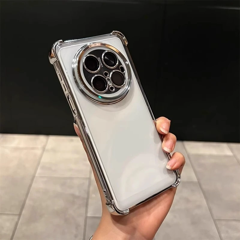 带镜头膜适用华为mate70手机壳透明全包mate80pro/70pro气囊防摔