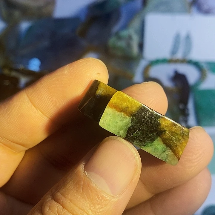 翡翠散珠天然翡翠A货挂件