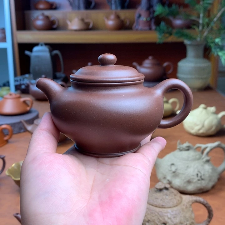 茶壶紫砂半手工容量150