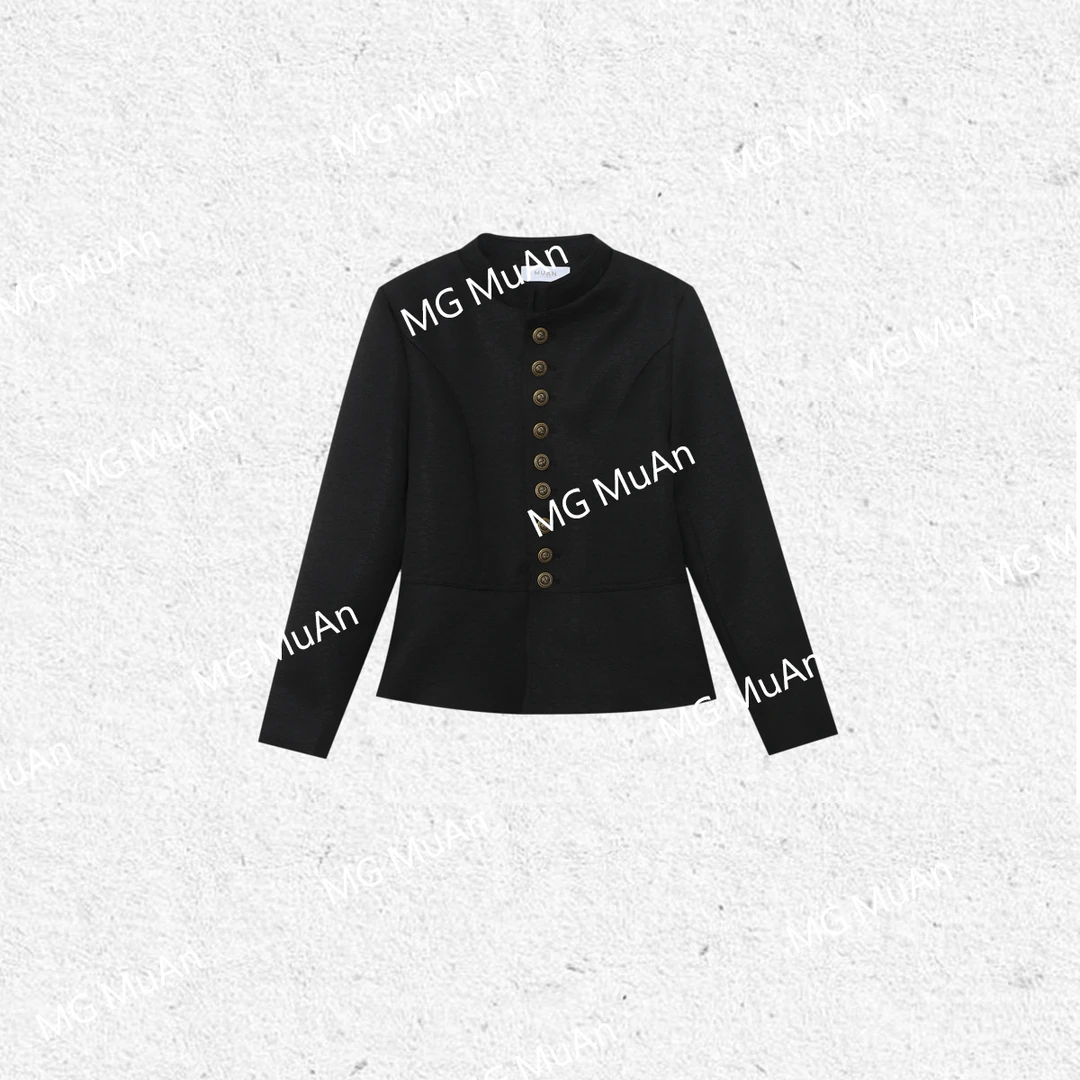木小妹MUAN：《小赫本外套》定制高级百搭简约上衣西装外套MG-F8088