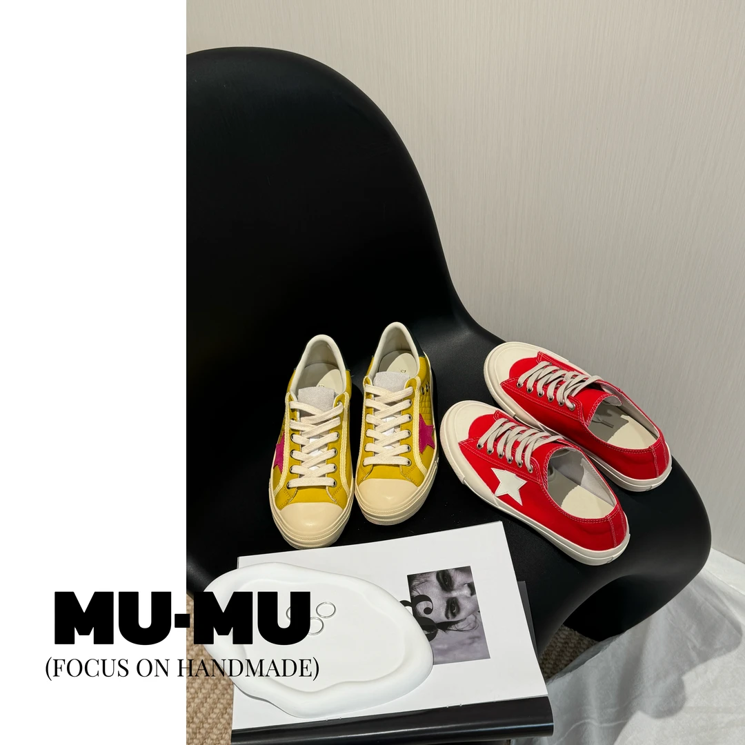 JIELA婕拉进口帆布鞋春新款系带低帮潮鞋百搭儿童休闲鞋121460