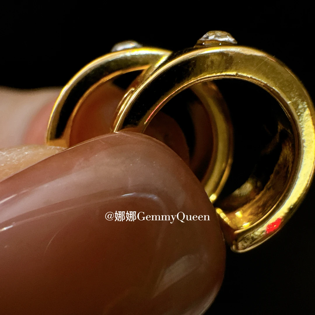 铜合金合成锆石耳饰 娜娜GemmyQueen耳环GQ05257