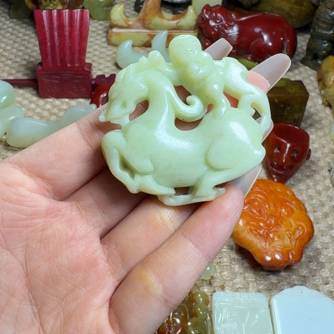 白玉菩提吊坠挂件