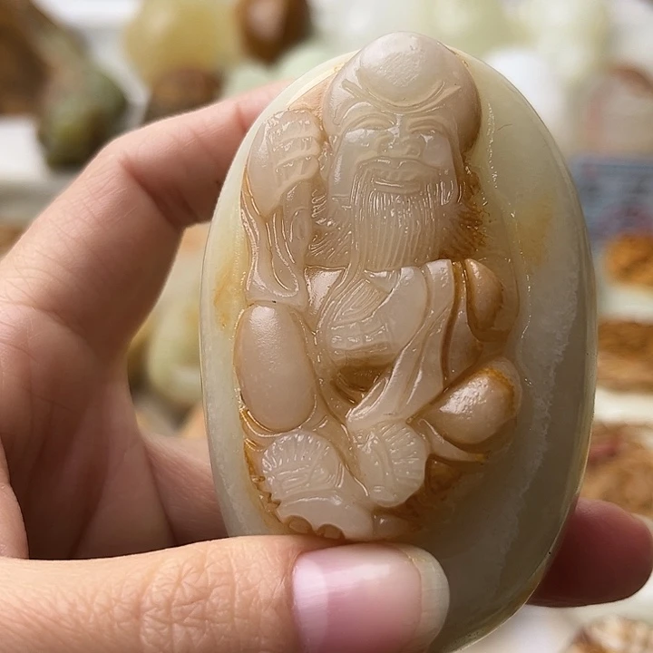 石材古青石不退换寿星