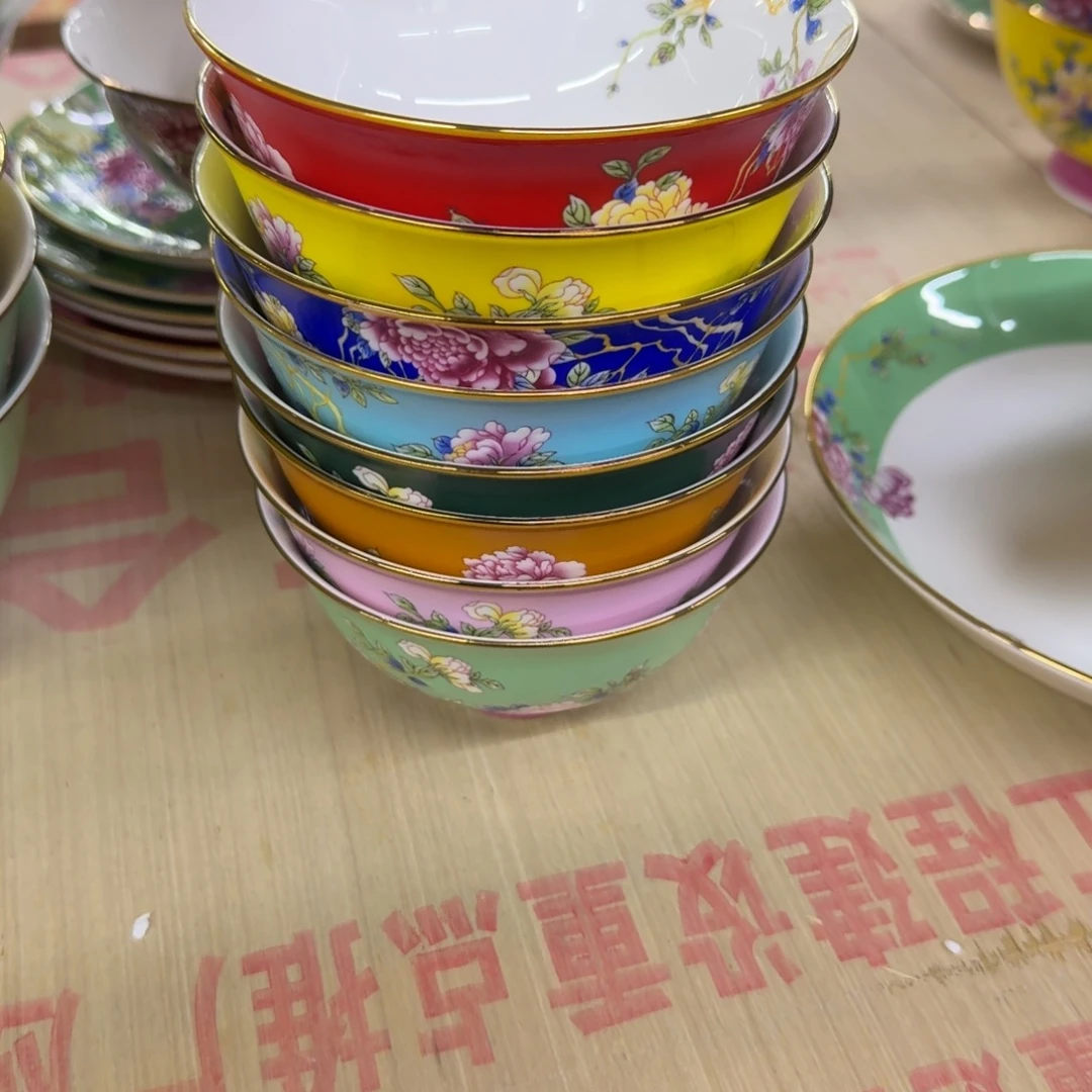 瓷景德镇珐琅彩餐具