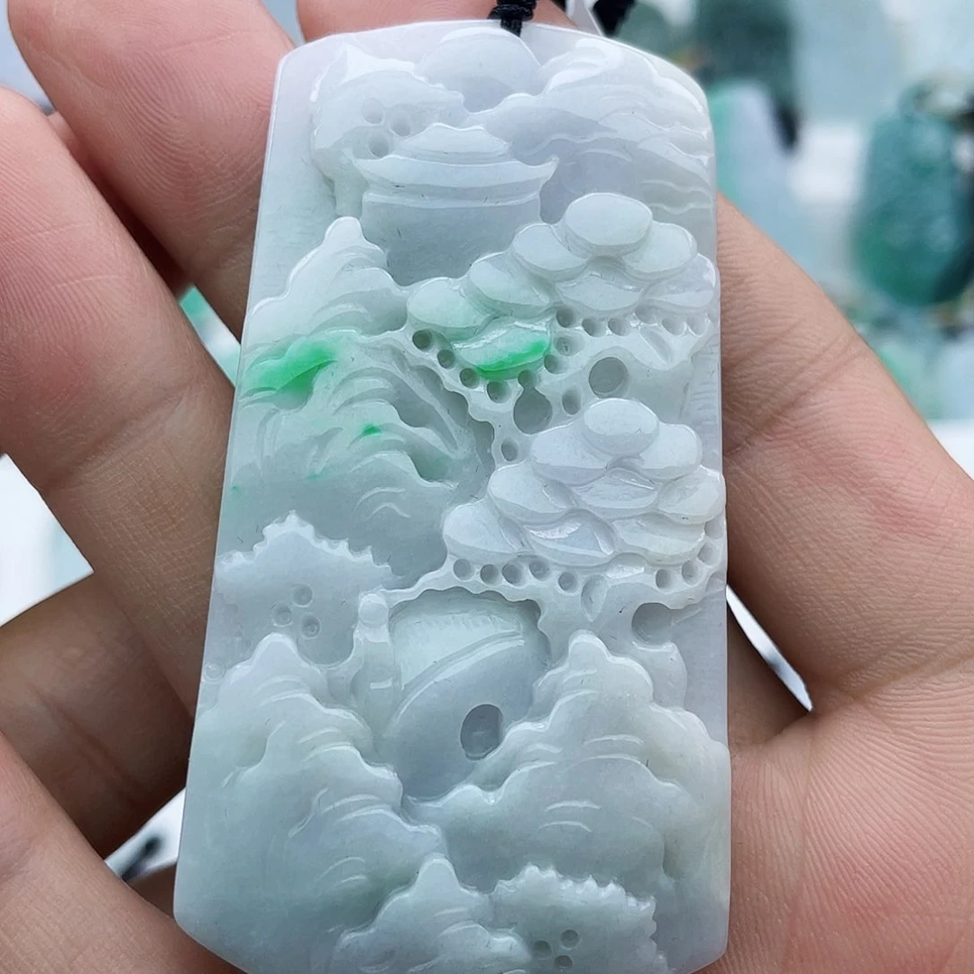 颈饰未镶嵌翡翠翡翠