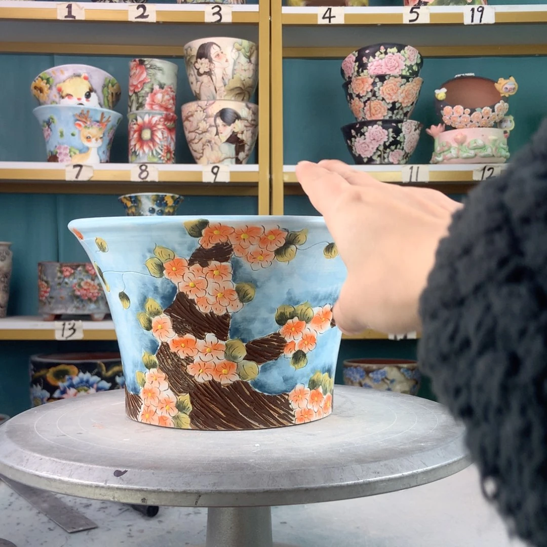 罐景德镇手工手工瑕疵722