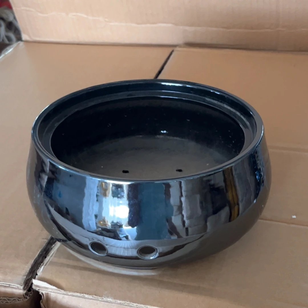 口径   17*8.5陶瓷绿植多肉微瑕花盆瑕疵