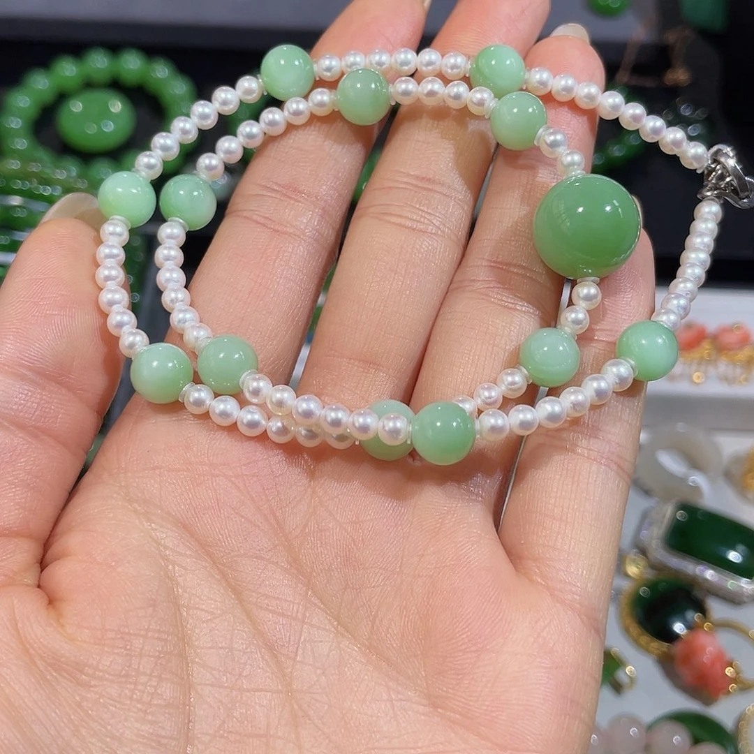 和田玉未镶嵌项链