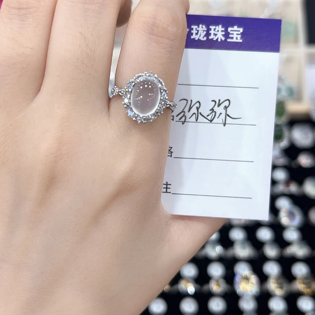 黄晶戒指银S925镶嵌C****弥戒指