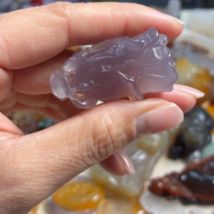 玛瑙/玉髓未镶嵌吊坠(不含链)