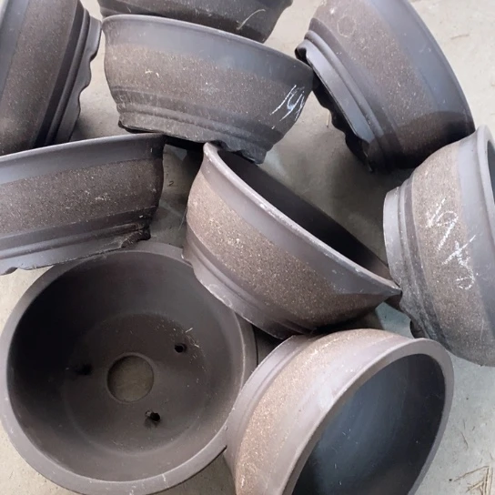 紫砂花盆100-9。   19-8