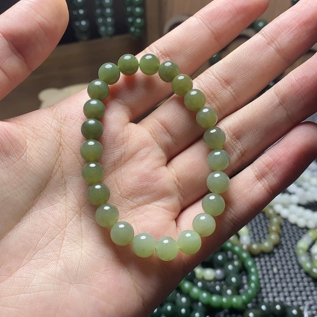 和田玉未镶嵌手串