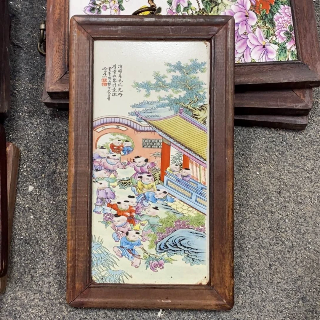 瓷30*16 景德镇瓷板画柴窑烧制