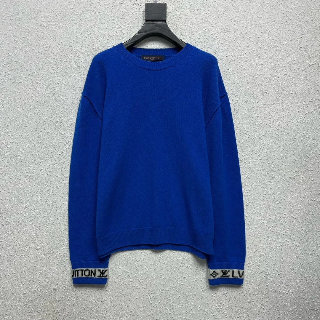 全新未使用 LouisVuitton/路易威登 袖口Logo长袖针织 M YH16648