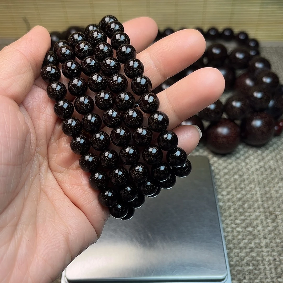 檀香紫檀（小叶紫檀）0.8 108颗 爆星