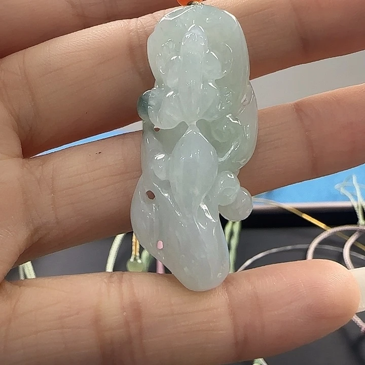颈饰未镶嵌翡翠天然翡翠未镶嵌