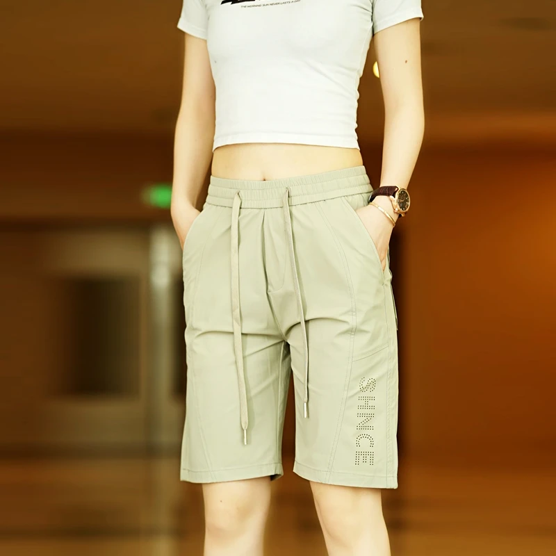 夏季新款男士短裤显瘦运动宽松潮流沙滩韩版透气百搭冰丝凉凉裤