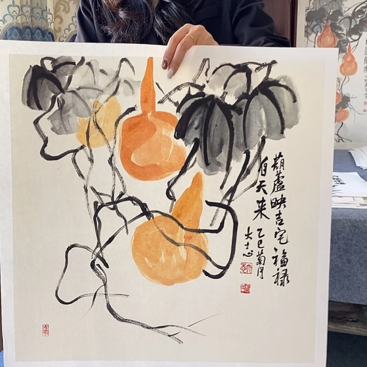 国画纯手绘国画写意作品