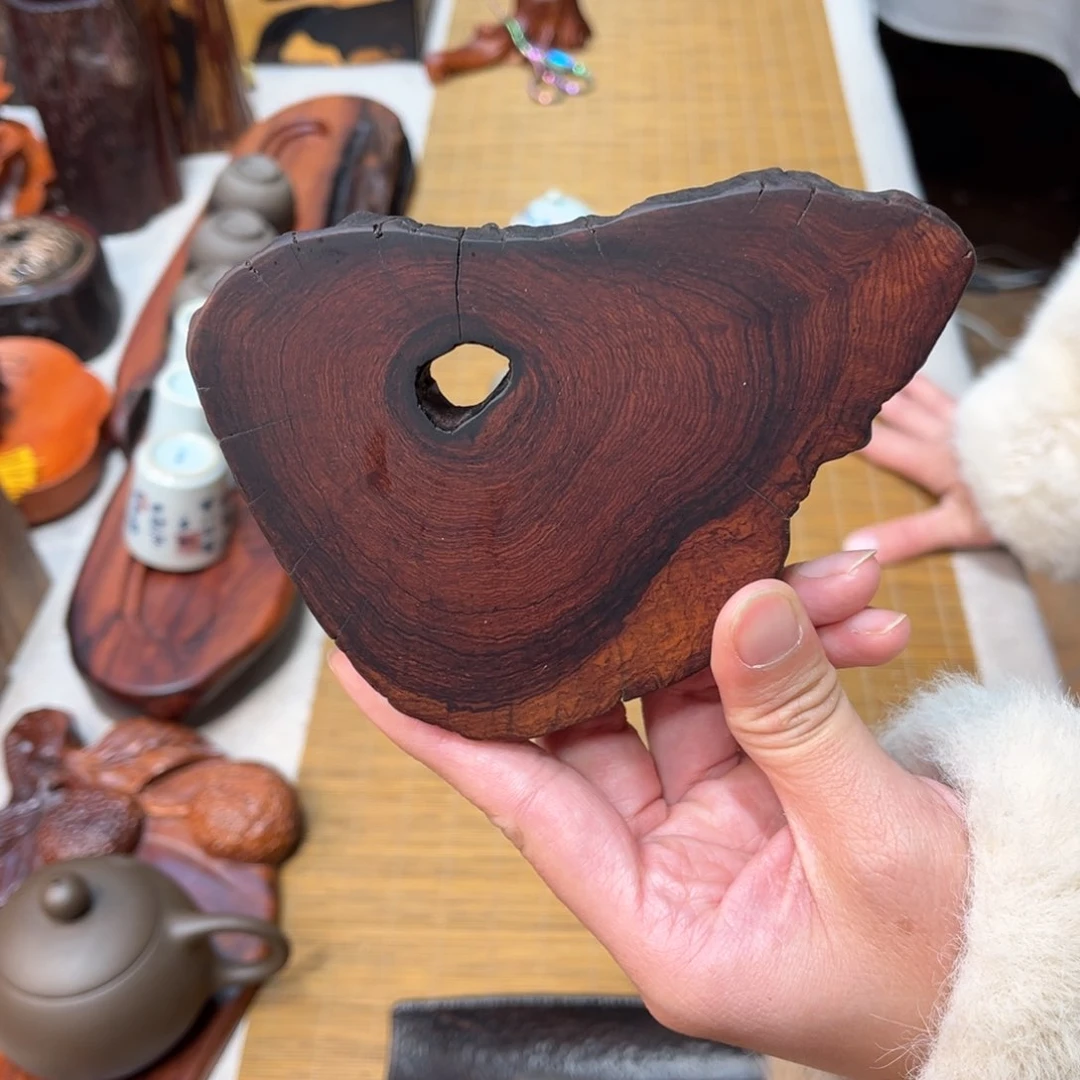 老挝红酸枝壶承杯垫