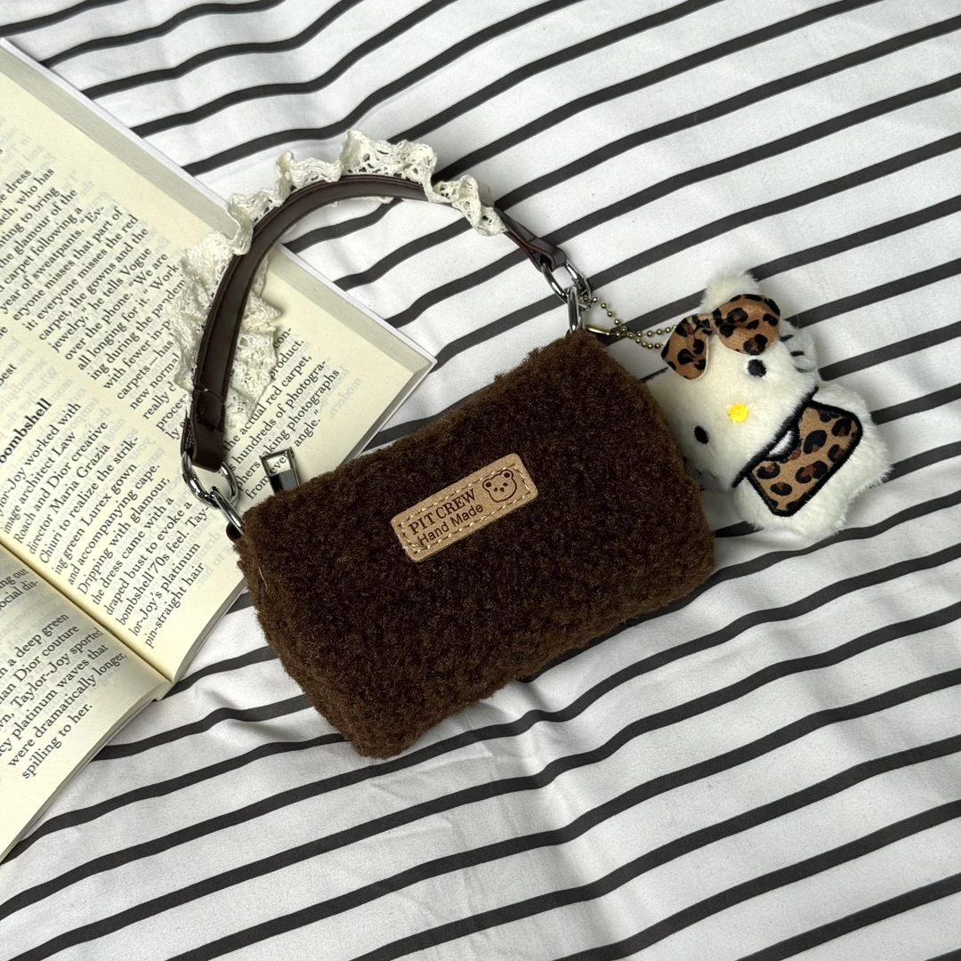 一张同学【长约15宽8高9单位厘米】时尚手提单肩斜挎包C8002棕