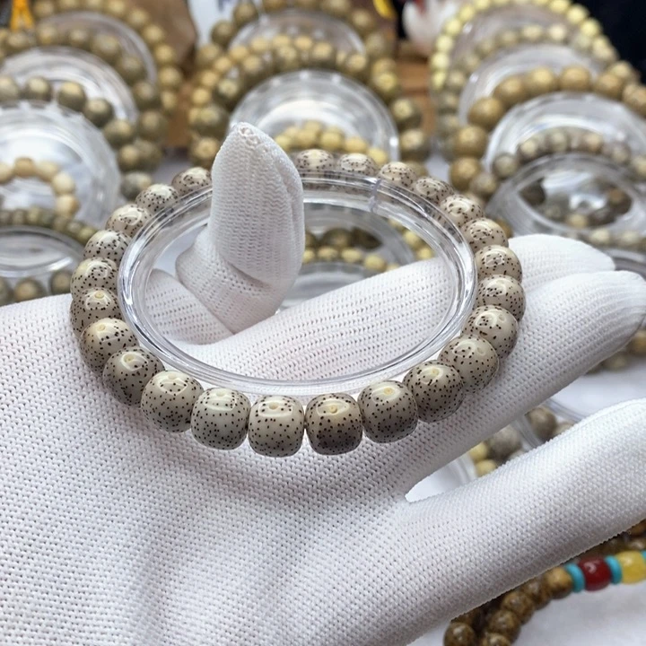 手串星月菩提零**度骨瓷玉化料