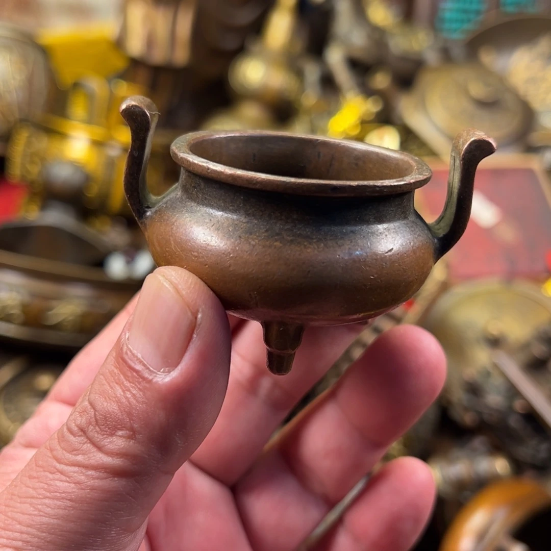 茶壶香炉铜器摆件