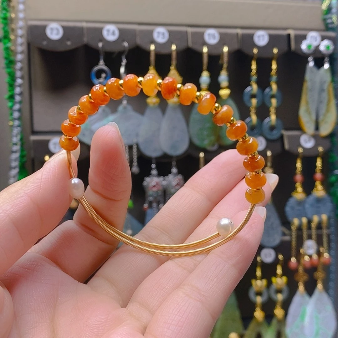 未镶嵌翡翠耳饰翡翠