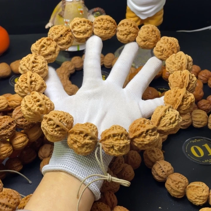 诚***⁸文玩核桃手串火焰龙脊