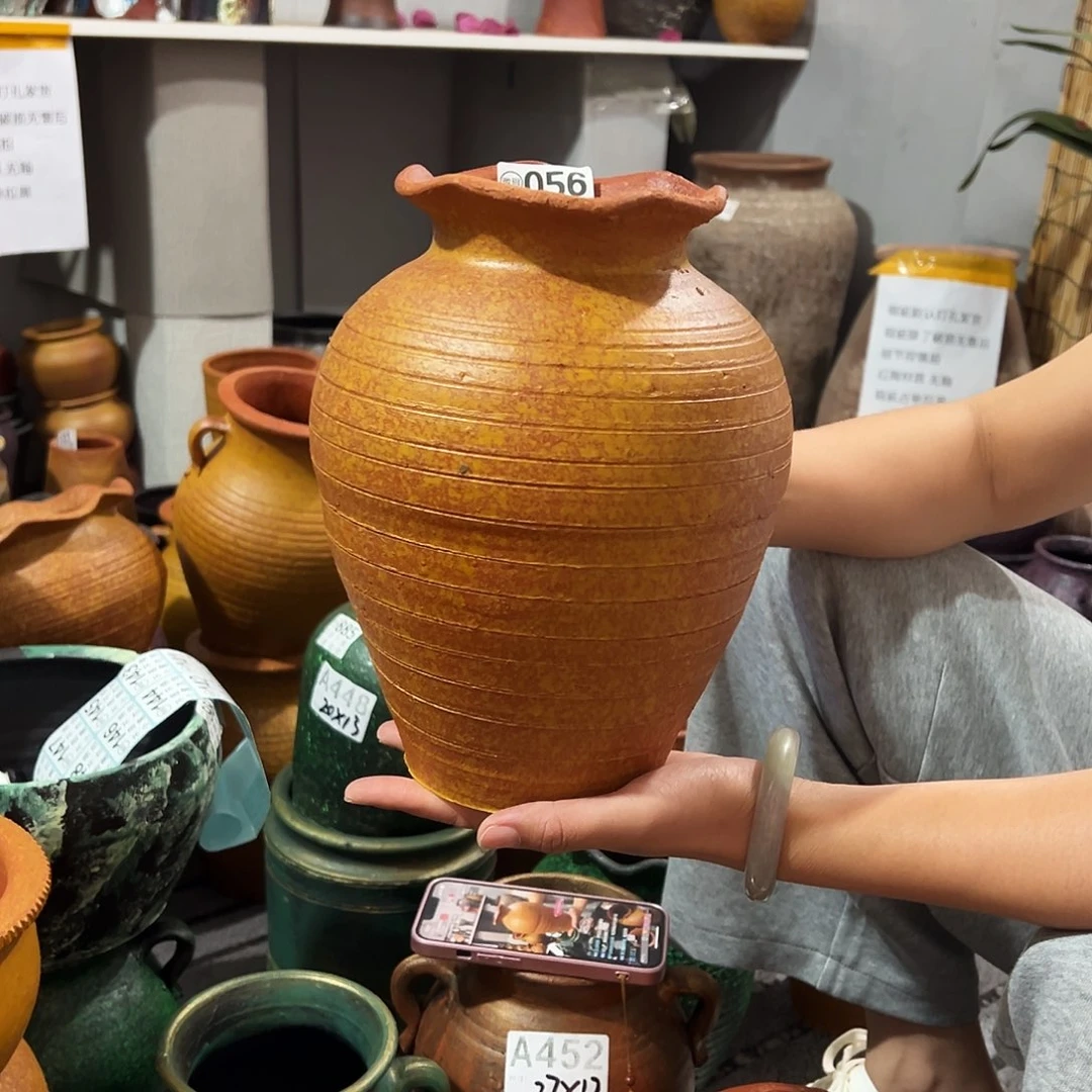 瑕疵黄色花边有孔056