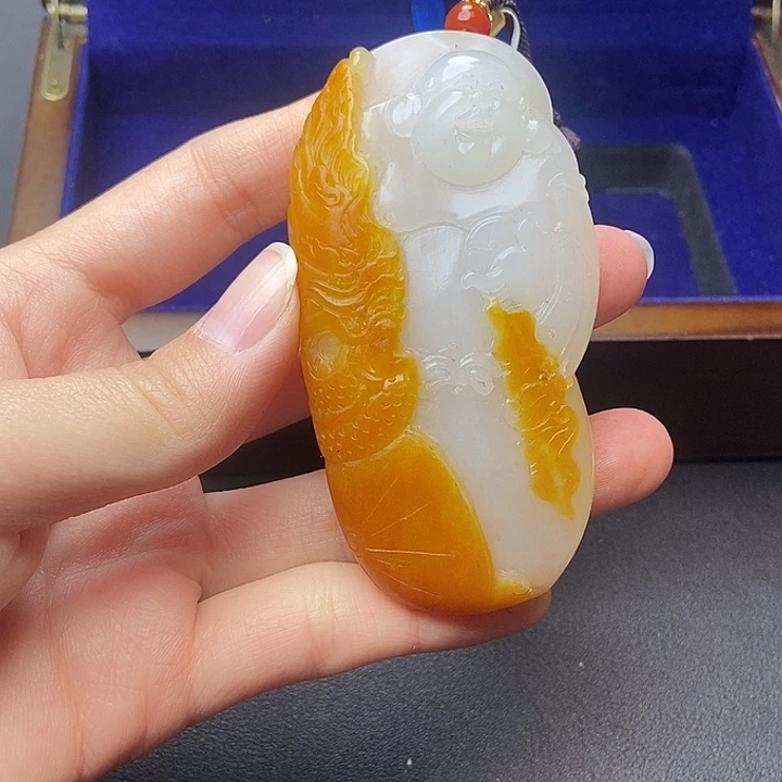 和田玉挂件未镶嵌N