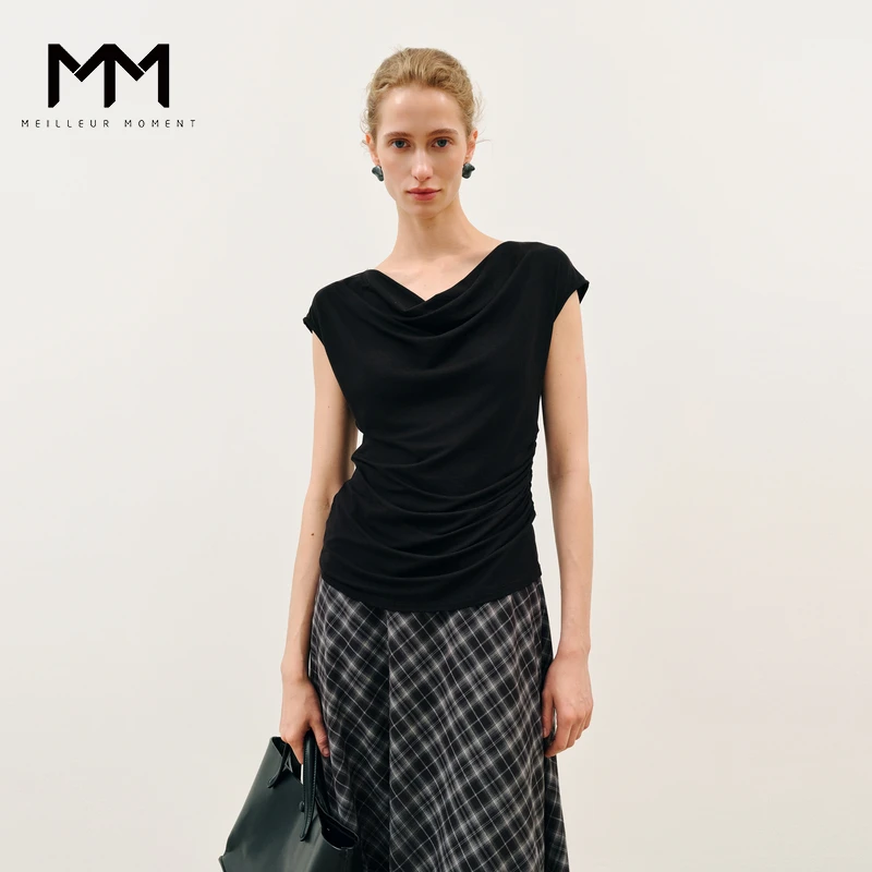 MM麦檬静奢无袖针织上衣25夏新品商场同款5G4100761