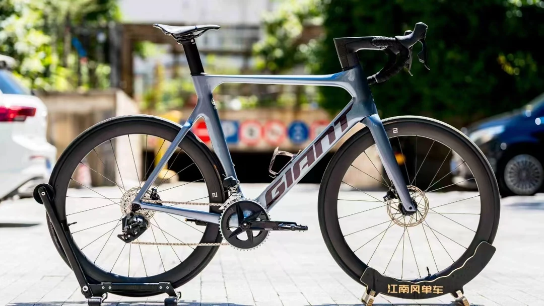 捷安特22款pp adv1公路车 rival电变 尺码L.适合183-193骑行