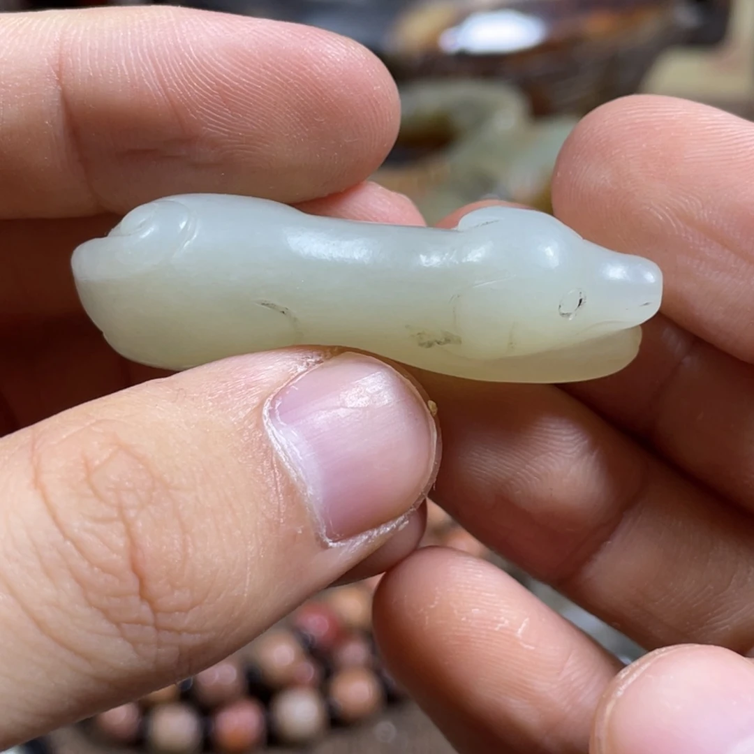 和田玉未镶嵌吊坠(不含链)