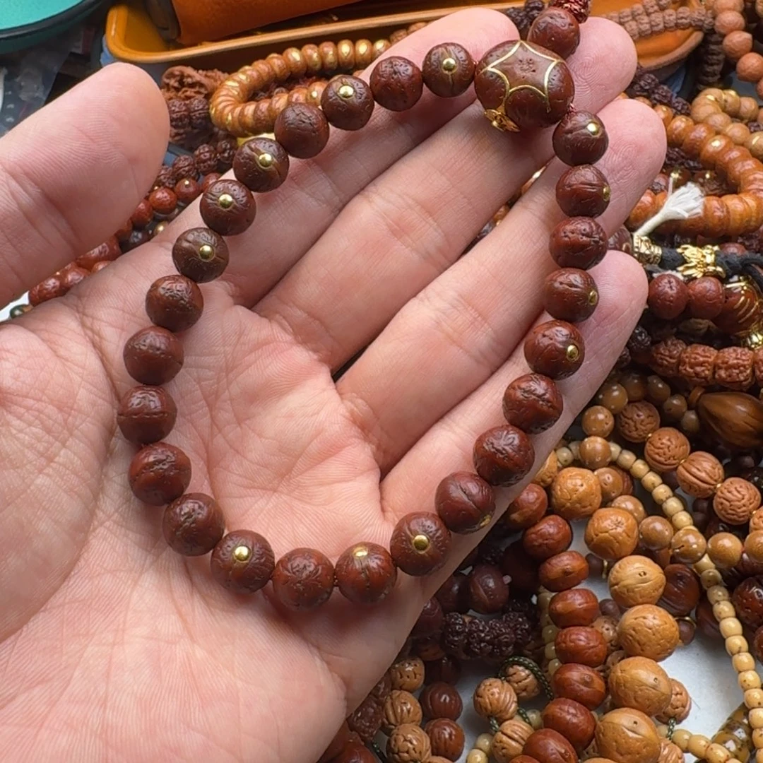 凤眼菩提吊坠手串