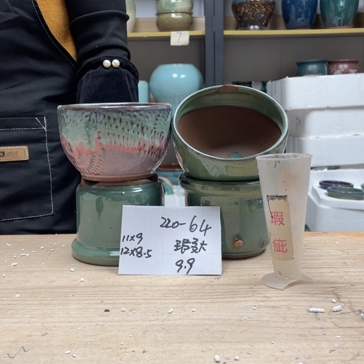 紫砂花盆多肉花盆微瑕64