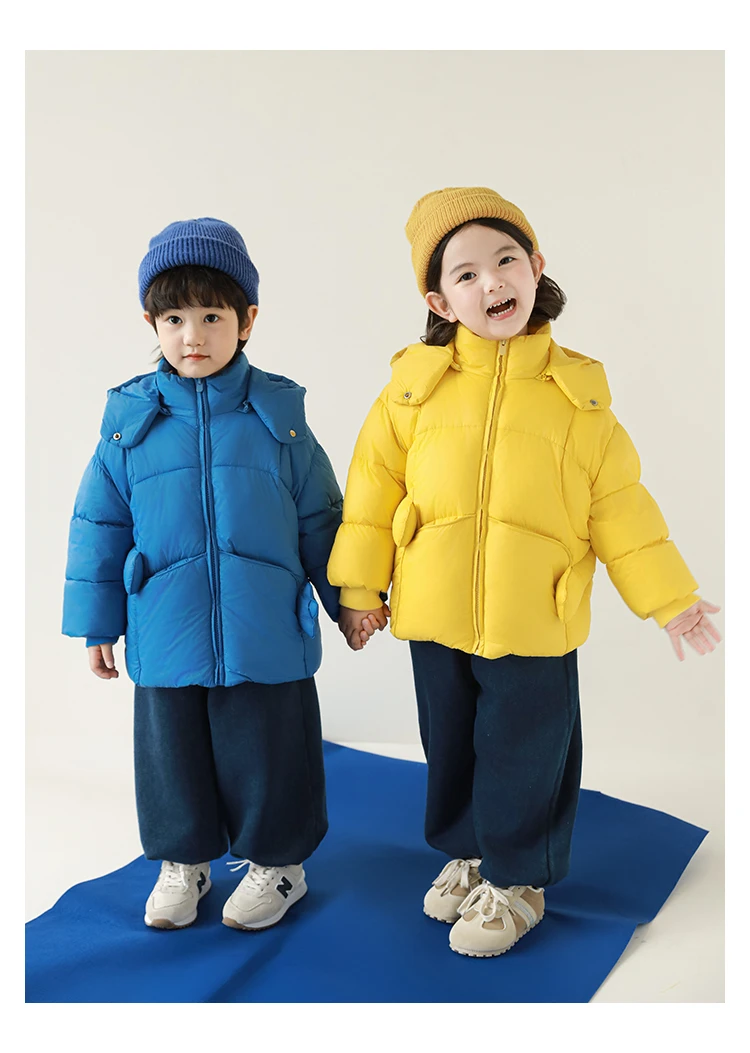 【清】幼悠【暖暖冬日】过冬女童加厚纯色羽绒服N5056