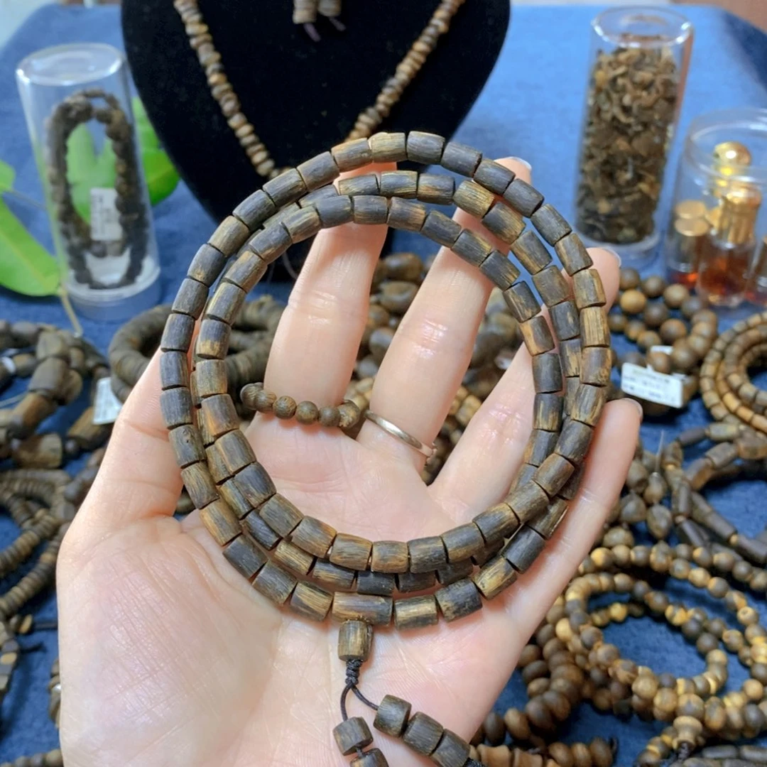 沉香手串张勺子沉水卡6-24克多样性发货一条