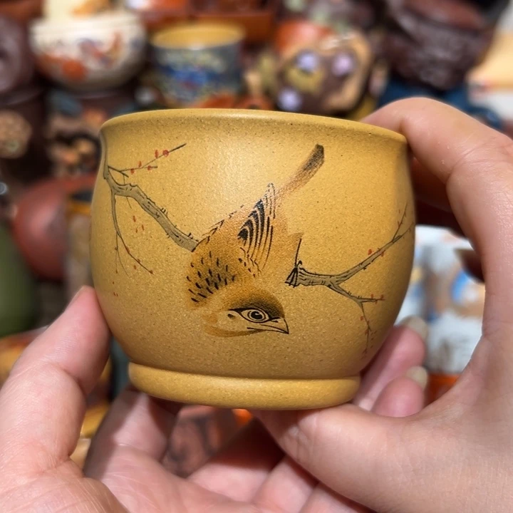 茶杯紫砂宜兴紫砂主人杯