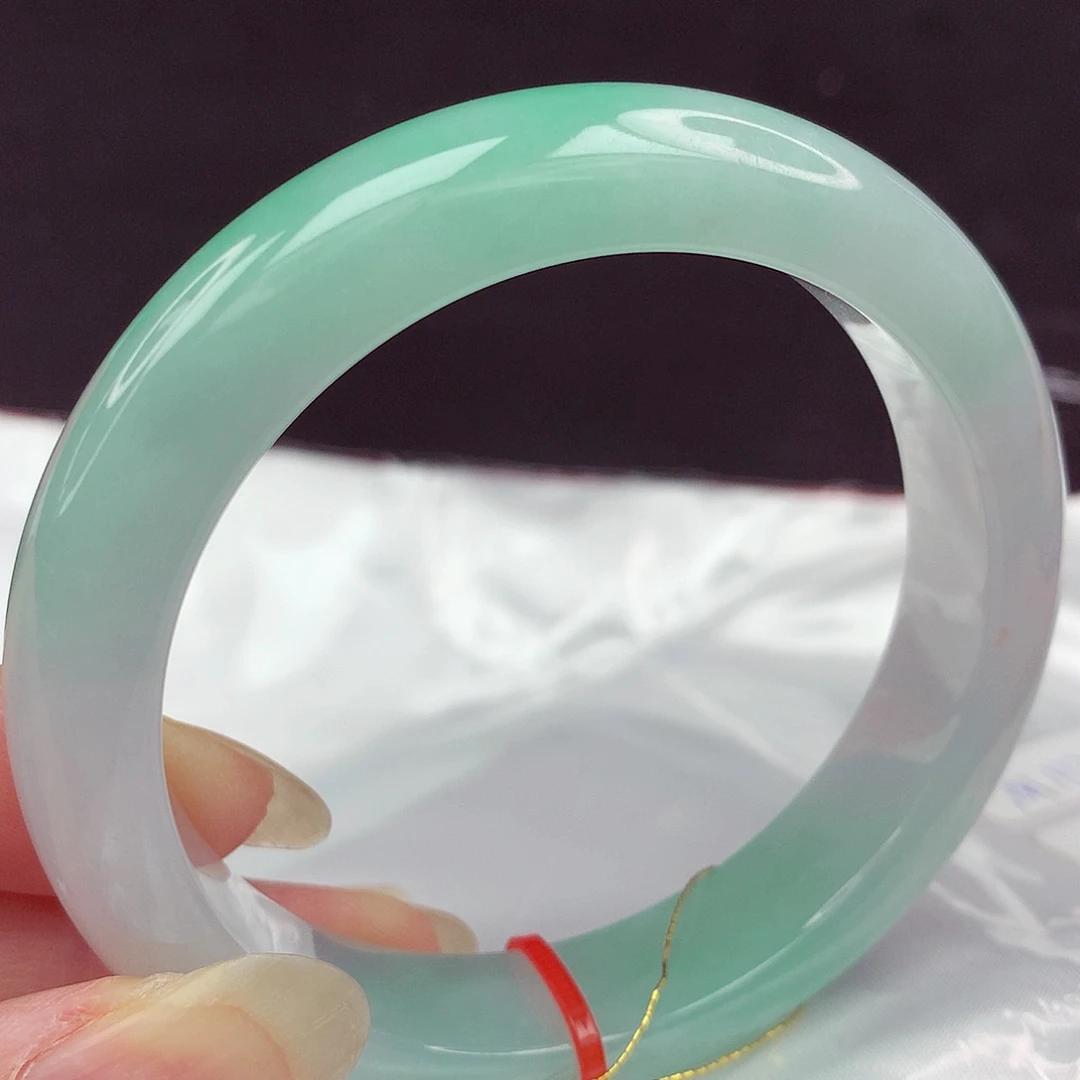 未镶嵌手镯翡翠55+圈830