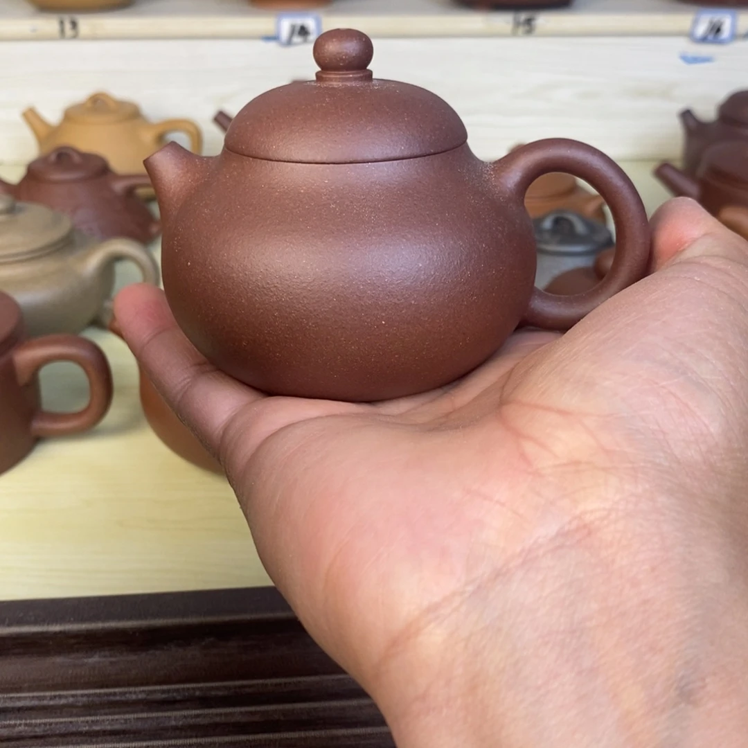 紫砂茶壶文旦原矿深井紫泥160cc左右