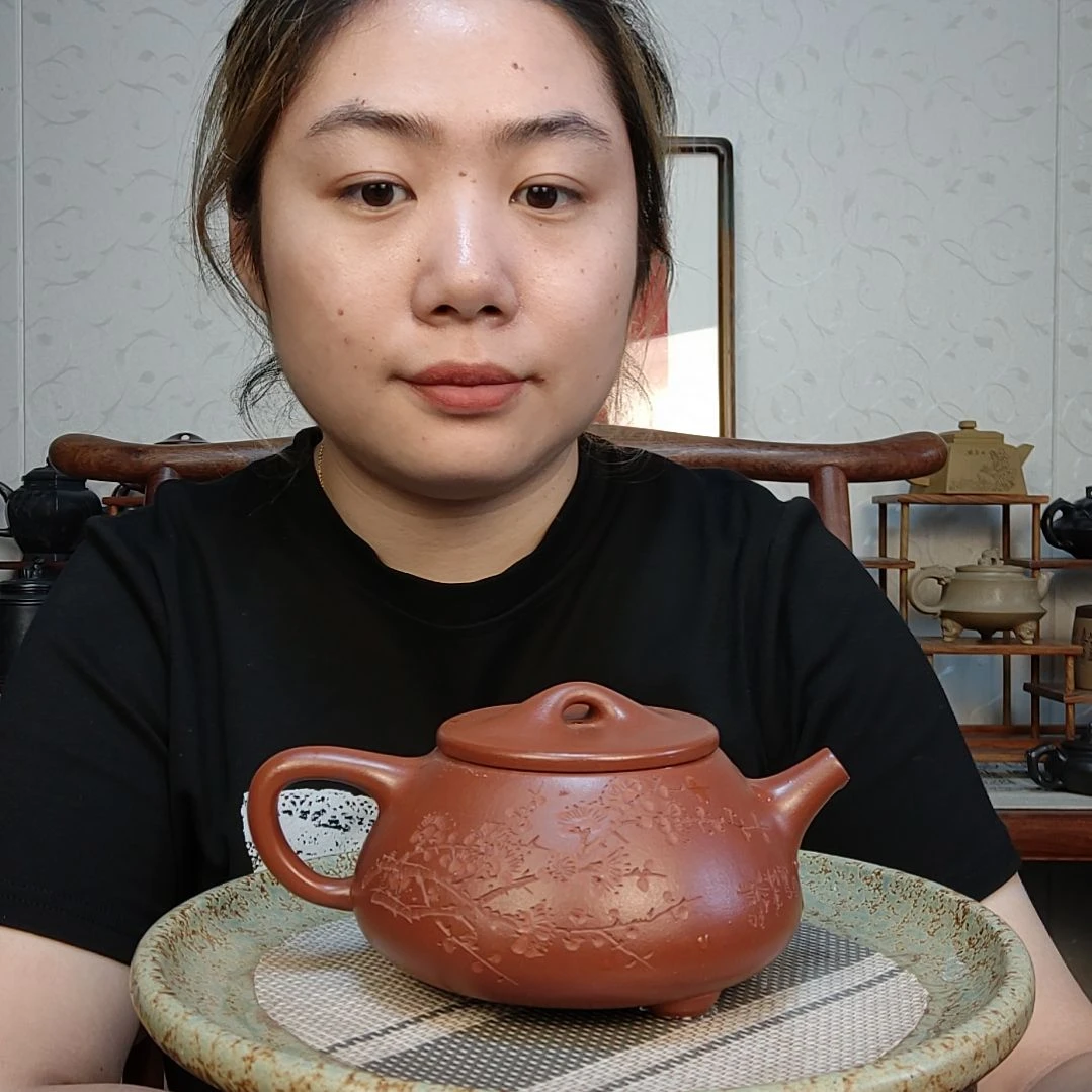 茶壶朱泥景州石瓢260毫升大红袍