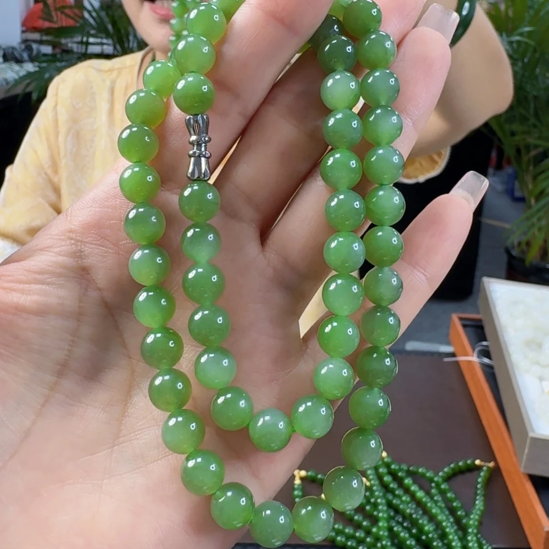 和田玉（碧玉）未镶嵌颈饰卡8