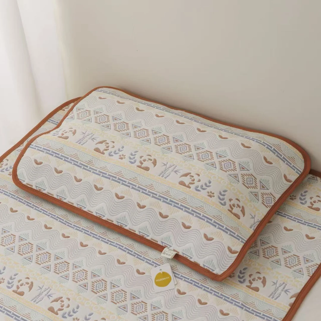 雅赞【儿童 中童 枕巾 】六层纱布面料 吸汗 透气 柔软 亲肤